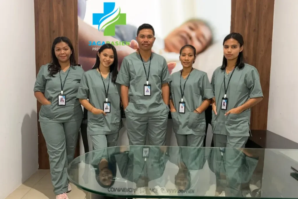 Team jaga Pasien Bali